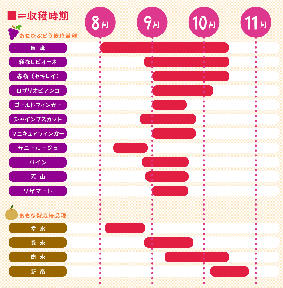 収穫時期カレンダー